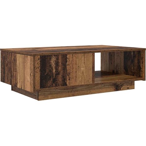 Couchtisch mit Schubladen Altholz 95 x 55 x 31 cm Holzwerkstoff vidaXL