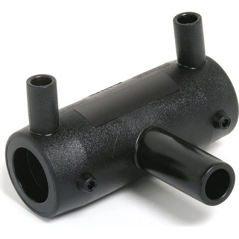 Pièce en T SMARTFUSE 25 - 20 - 25, PE 100, noire