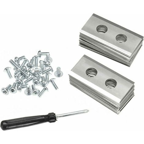 Lot de 30 lames de tondeuse + 60 vis + tournevis de rechange pour robot tondeuse Worx Landroid