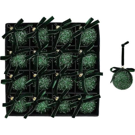 Christmas Ball Ornaments Set 16 Pcs Foam Shatterproof Decor Convenient