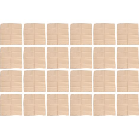Serviettes de table satinées carrées 17x17 pouces, lot de 24, dorées, douces et brillantes, idéales pour mariages, fêtes et cérémonies. (1/5)