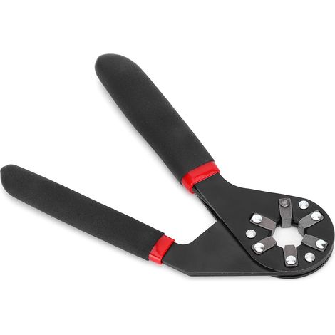 Magic multi-functional twisting handle for gripping external hex wrenches, magic wrench, adjustable wrench (1/5)