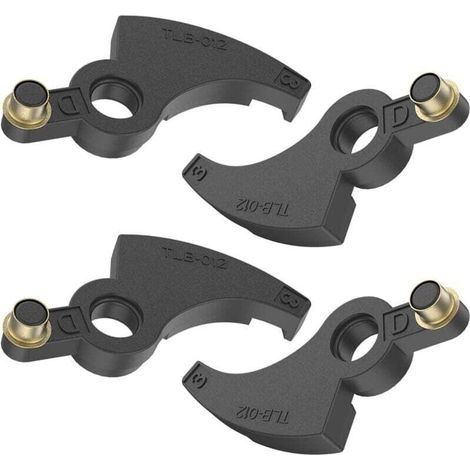 Lot de 4 leviers de rechange pour tondeuse Black & Decker pour tondeuse à gazon NST2118 LST220 LST136 (1/4)