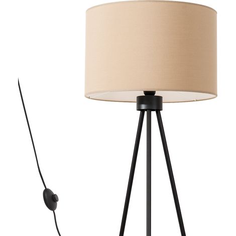 SOLLUX SL.1853 Lámpara de pie NEVIA beige color topo/negro - ref: SL.1853 (1/2)