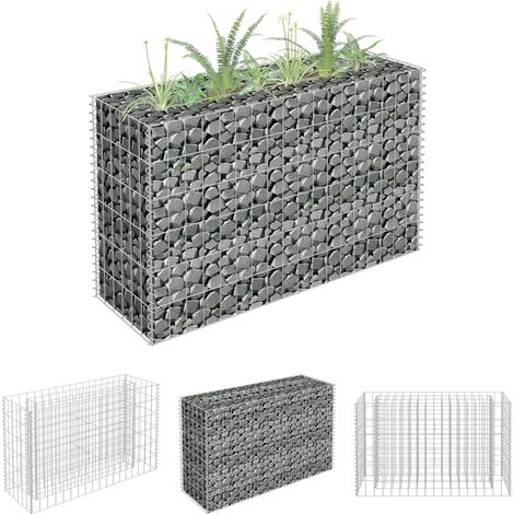 The Living Store - Gabionen-Hochbeet Verzinkter Stahl 90×30×60 cm (1/5)