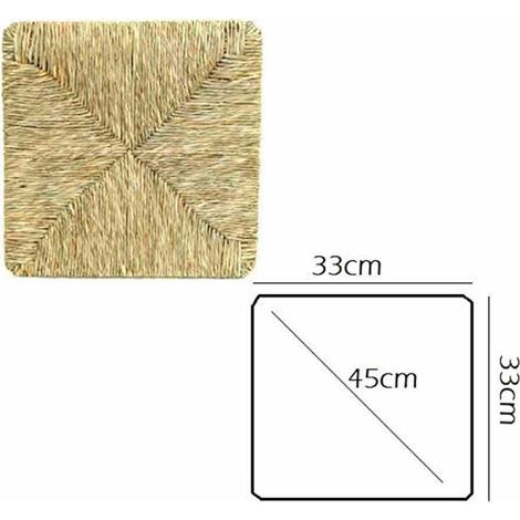 Recambio de paja para sillas y taburetes - pisa pequeña 33X33 (1/4)