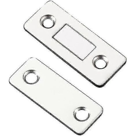 Loquet magnétique pour porte, aimants ultra-fins pour meubles, loquet magnétique en acier inoxydable pour tiroirs à portes coulissantes, placards de cuisine, armoires (1/5)
