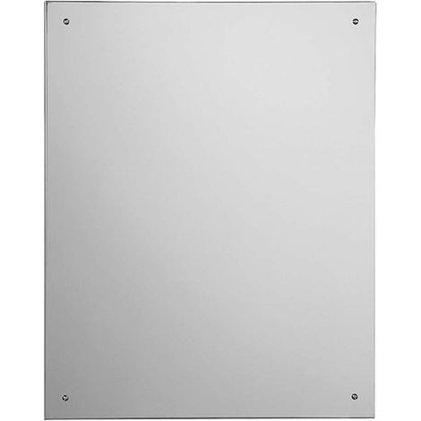Sanela - Specchio in acciaio inox, 500x400 mm, antivandalo SLZN 27 (1/3)