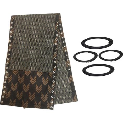 Universeller Ersatzstoff für Lounge-Sessel, Relaxsessel, Anti-Schwerkraft-Sessel und Stretch-Stuhlbezüge, 43 x 160 cm (Rautenmuster)