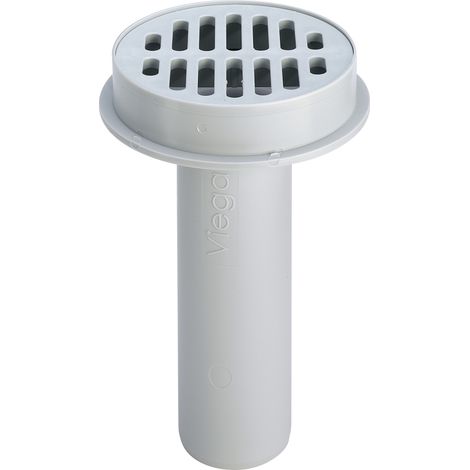 Caniveau de balcon/terrasse Advantix 4942.5 en plastique gris de 50 mm