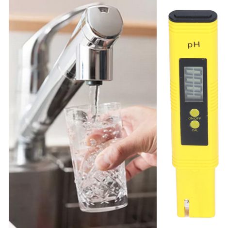 Stylo testeur de pH portable PH-02, analyseur de qualité d'eau à affichage numérique haute précision pour aquariums et bassins à poissons. (1/5)