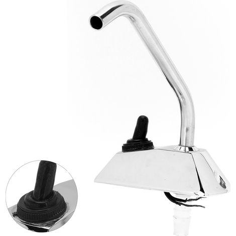 Elektrischer 12-V-Wasserpumpenhahn mit Schalter für 10-mm-Schläuche (0,4 Zoll Innendurchmesser), Ersatzteil für Wohnwagen, Wohnmobile und Reisemobile (1/5)
