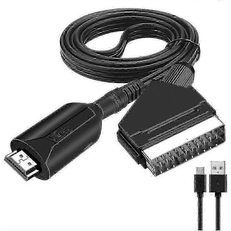 Un câble HDMI SCART d'un mètre permet une conversion numérique-analogique claire. (1/5)