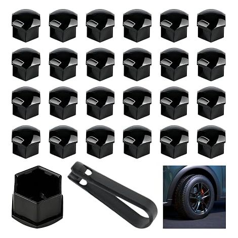 19 mm Universal Wheel Bolt Caps - Bolt Nut Covers for Wheel Nuts Removal Tool, Car Wheel Cap (1/5)