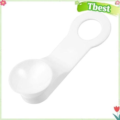 Tbest poignée de couvercle de toilette Lève-couvercle de toilette TPR lavable et réutilisable, poignée de luminaire set Blanche (1/5)