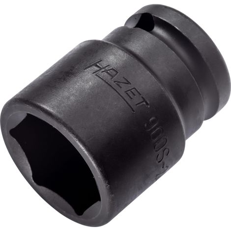 Hazet 900S-24 Inserto Chiave a Bussola per Avvitatori ad Impulso Esagonale, Nero, Attacco Quadro, Cavo, 12.5 mm 1/2 di Pollice (1/2)