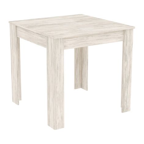 TAVOLO FISSO CM 80X 80XH75 FRASSINO BIANCO- 1,0 pz