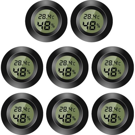 Thermomètre numérique d'intérieur, mini hygromètre, affichage LCD, intérieur/extérieur, mesure humidité humidificateur, cave. (1/5)
