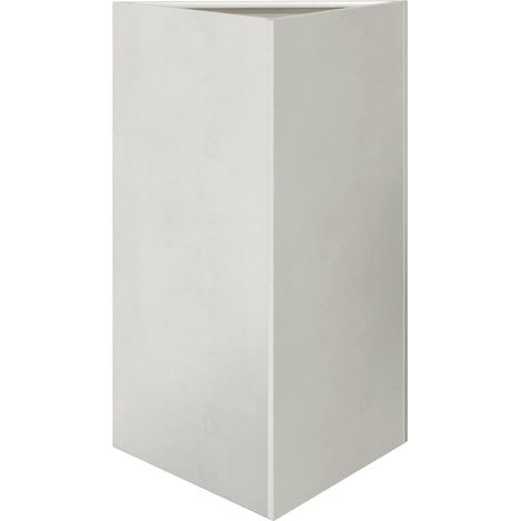 Maison Exclusive - Pflanzkübel Dreieckig 50x43x75 cm Edelstahl (1/5)