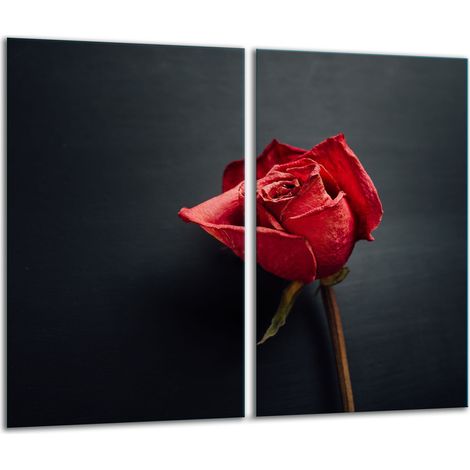 Tagliere in vetro 2x 30x52 rosa (1/5)