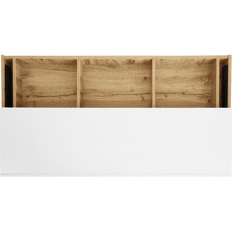 PLACARD Design Élégant Fonctionnel Rangement Particle Board Blanc 120.00 x 37.00 x 76.50 (1/5)