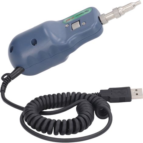 Sonde de test pour fibres optiques, connexion USB, instrument portable d'inspection des extrémités de fibres optiques avec grossissement 400x