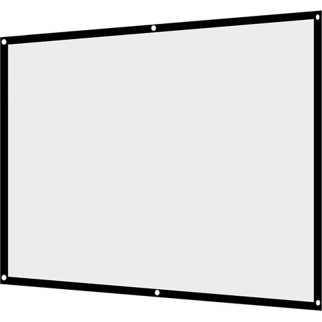 Ecran Videoprojecteur, Écran de Projection Pliable 4: 3 pour Home, Écran de Projection Portable Anti-Plis pour Écran De Projection for Le Cinéma en Plein Air (100in) (1/5)