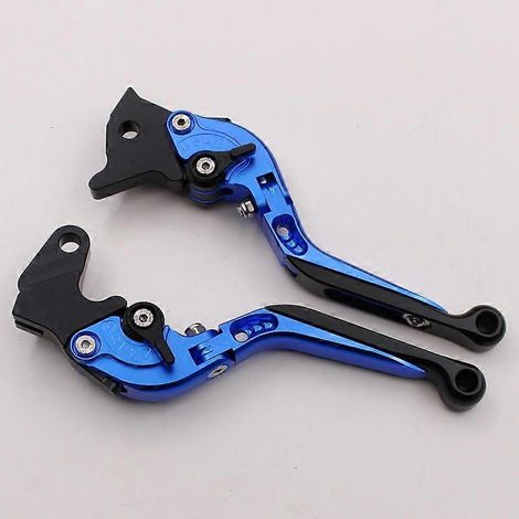 Pour Yamaha YBR Feizhi ys150 Tianjian King JYM250, levier de frein, klaxon et embrayage modifié (bleu) (1/5)