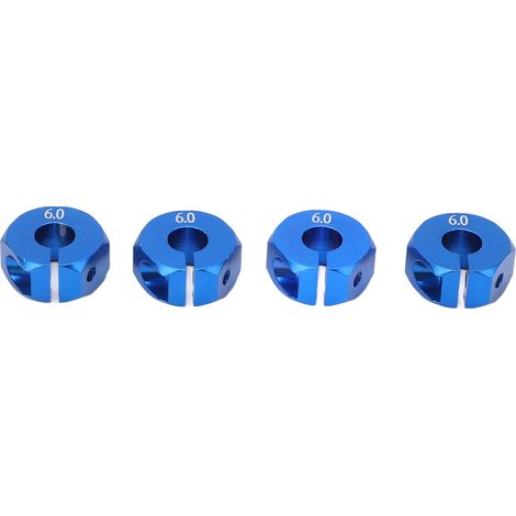 12-mm-6-mm-Radnabenantriebsadapter für 1/10 RC-Cars, robuster Kupplungsverbinder, blau (1/5)
