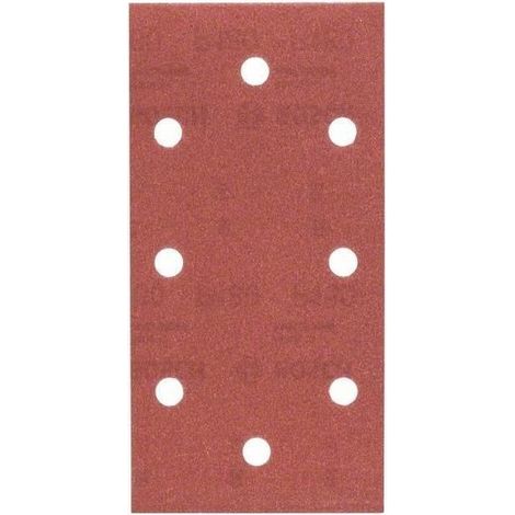 Bosch Schleifblatt-Set für Schwingschleifer K=180 93 x 185 mm 8 Löcher 10-tlg. - 2609256A91