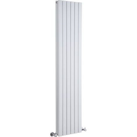 Milano Capri White Vertical Column Double Flat Panel Radiator - 1780mm x 354mm (1/5)