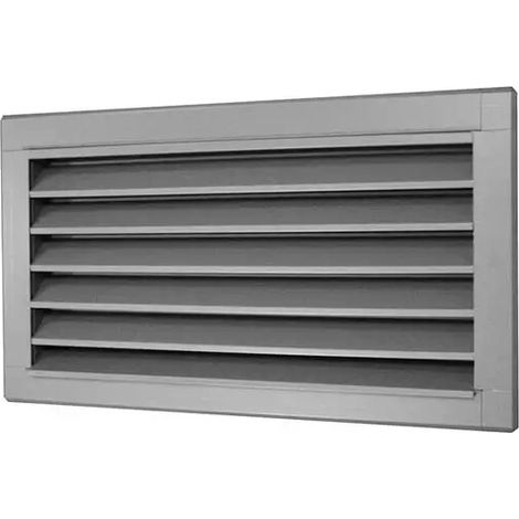 Wandgitter zum Einbauen RENSON F1 silber eloxiert Fliegengitter Edelstahl - 400 x 200 mm - 41142 (1/2)