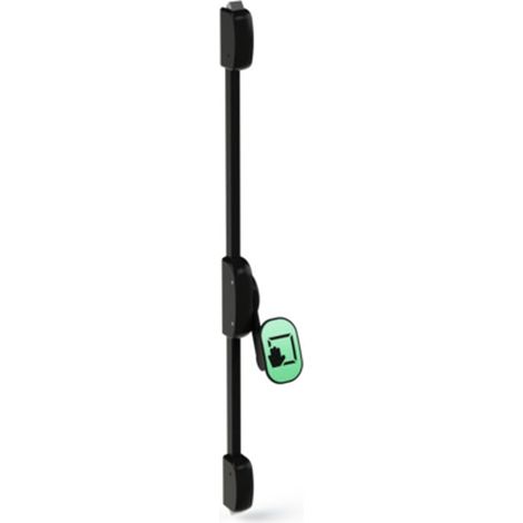 Fermeture d'urgence 412 Type PAD noir RAL 9005 - ANTIPANIC