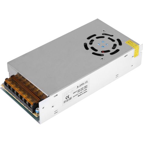 Alimentation Électrique À Mode Décalé - 12 V DC 20 A 240 W - Pour Éclairage LED Et Appareils De Surveillance - Unité (1/5)
