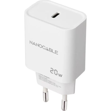 Ladegerät Usb-c/pd 20w White Nanocable 10.10.2005