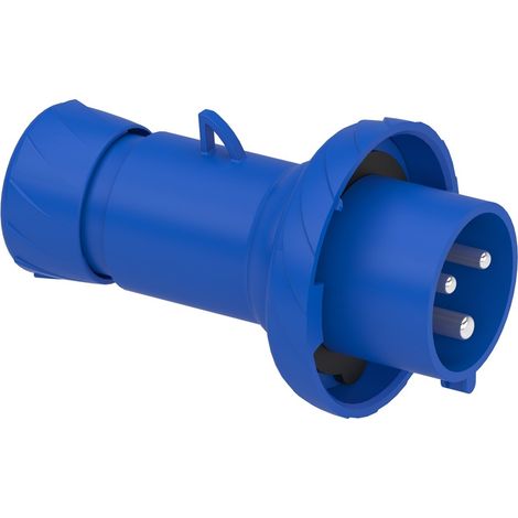 Enchufe industrial móvil Schneider IP67 2PT 32A 220V azul PKX32M723