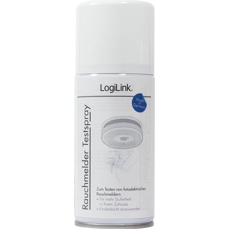 Spray de prueba para detectores de humo 150 ml LogiLink Para sensores fotoeléctricos y funcionamiento de alarmas Fácil de usar (1/3)
