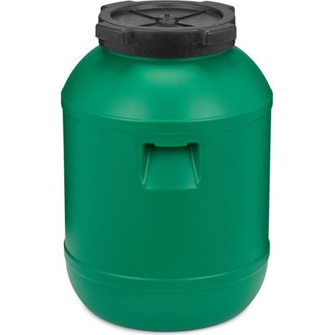20L Ft Plastique Alimentaire Sans BPA – Récupérateur d'Eau Bidon Alimentaire avec Couvercle pour Eau, Choucroute, Croquettes, Fermentation GD-0142 (1/5)