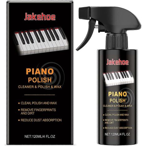 Nettoyant pour pianos - Nettoyage quotidien, élimination des taches et protection contre les rayures - 120 ml (1/5)
