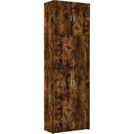 Buffet credenza cassettiera mobile contenitore organizer cucina soggiorno soggiorno alto 80 x 42,5 x 249 cm derivati del legno marrone 020033565