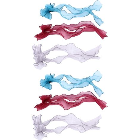 6 Pieces Elegant Candy Color Korean Bow Ties, Bow Tie Headband for Women and Girls – Easy to Wear, Fashionable Accessory for Any Occasion (1/5)