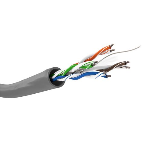 Goobay 95694 cable de red Gris 100 m Cat6 S/FTP (S-STP)
