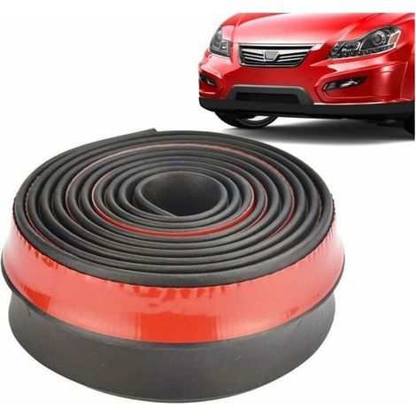 Online Store - 2.5 m Auto Bande de Garniture de Voiture Caoutchouc Souple Lame avant Universel Protecteur de Pare-chocs de Voiture Bande Adhésive (1/5)