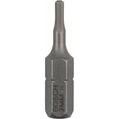Bosch 3x Schrauberbit Extra-Hart, HEX 2, 25 mm - 2607001718
