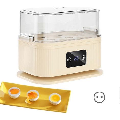 Cuiseur vapeur intelligent pour œufs à la coque 200W avec minuterie numérique (1/5)