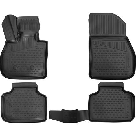 KIT TAPPETINI 3D COMPATIBILE CON MINI Countryman, 2016- 
HB 4 pcs.  TAPPETINO IN GOMMA TPE  BORDO ALTO 3D ANTISCIVOLO IMPERMEABILE