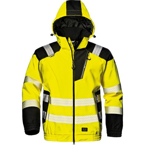 SIR SAFETY SYSTEM STORM RUSH Veste de travail haute visibilité jaune et noir Taille S