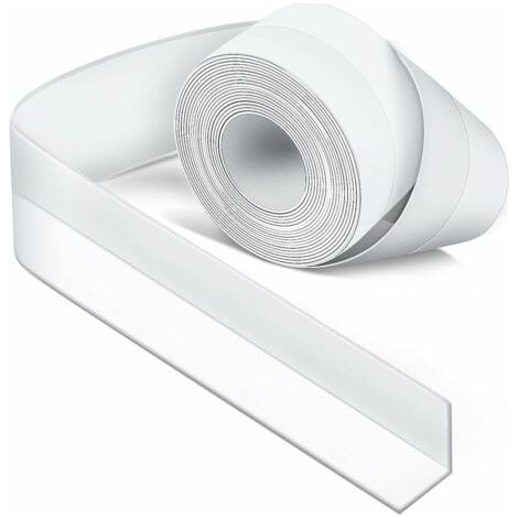 Silikon-Badezimmerdichtung weiß, Badewannendichtung, Dichtungsband, Anti-Schimmel und wasserdicht, flexibles Band für die Küche