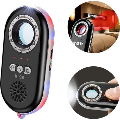 Détecteur de caméras laser anti-vol, alarme personnelle de sécurité, capteur de mouvement et vibration pour voyage, maison, bureau (1/5)