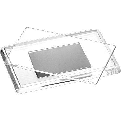 Cadres Photo Magnétiques pour Photos de 7 x 4,5 cm, Cadre Photo en Acrylique Transparent pour Réfrigérateur (1/4)